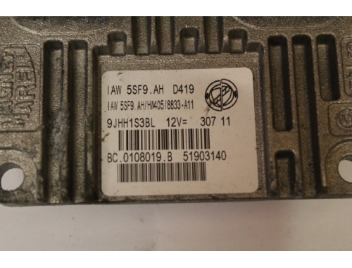 Calculateur moteur Alfa MiTo IAW5SF9.AH Transfert des codes Remise à zéro (virginisation) Réparation diverses MAGNETI MARELLI:IAW5SF9.AH