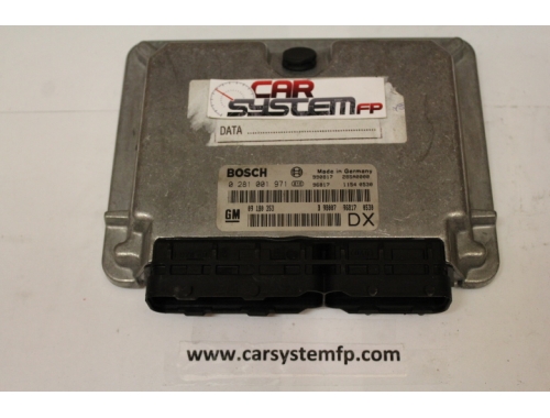 Calculateur moteur Opel Astra BOSCH 0281001971 Transfert des codes Remise à zéro (virginisation) Réparation diverses BOSCH:0281001971