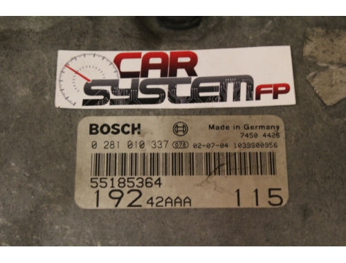 Centralina Motore Fiat Stilo BOSCH 0281010337 - Passaggio Codici Riverginazione Riparazioni varie BOSCH:0281010337