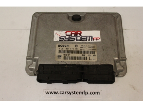 Centralita de motor Opel Astra G BOSCH 0281001674 - Reparación varias Traspaso de códigos Virginización BOSCH:0281001674