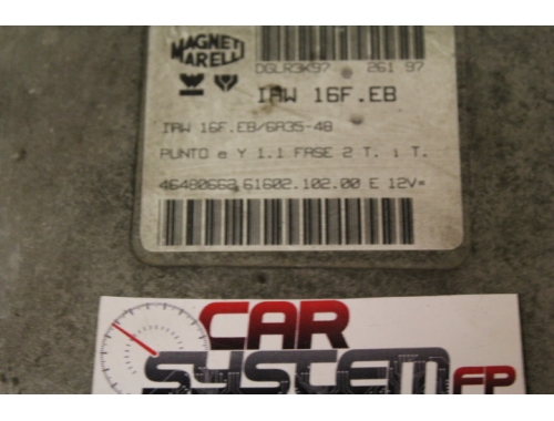Centralina Motore Fiat Punto / Lancia Y MAGNETI MARELLI:IAW 16F.EB
