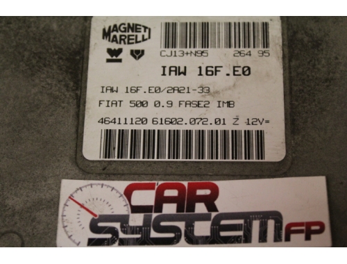 Calculateur moteur Fiat 500 MAGNETI MARELLI:IAW16F.E0