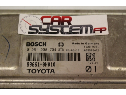 Centralina Motore Toyota Aygo BOSCH 0261208704 - Passaggio Codici Riparazioni Varie Riverginazione BOSCH: 0261208704