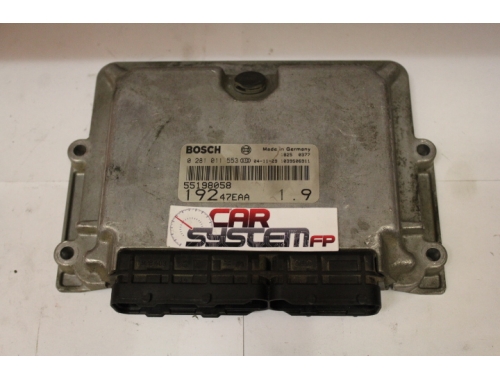 Centralina Motore Fiat Stilo BOSCH 0281011553 - Passaggio Codici Riparazioni Varie Riverginazione BOSCH:0281011553