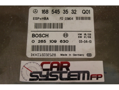 Centralina ESP Mercedes Classe A 170 BOSCH:0265109630