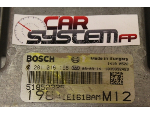 Calculateur moteur Fiat Bravo BOSCH:0281016198