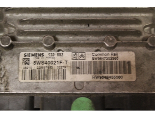 Motorsteuergerät Citroen C3 SIEMENS 5WS40021F-T - Reparatur verschiedene Codierung SIEMENS:5WS40021F-T