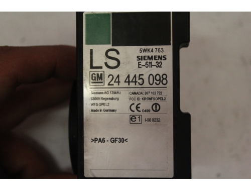 Centralina Code Opel Corsa SIEMENS:24445098