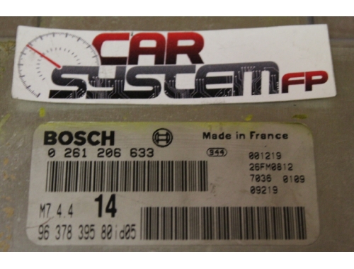 Centralita de motor Citroen Xsara Picasso BOSCH:0261206633