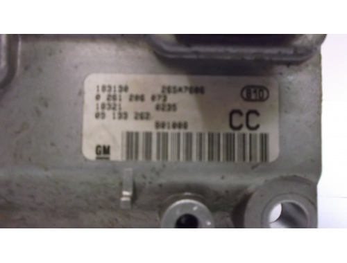 Calculateur moteur Opel Astra BOSCH:0261 206 073 183130 26SA7606 09 133 262 CC