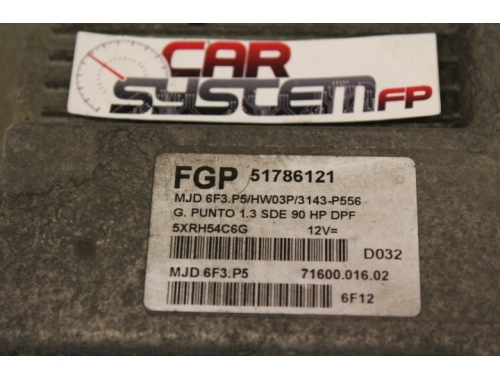 Centralina Motore Fiat Grande Punto MAGNETI MARELLI: 51786121