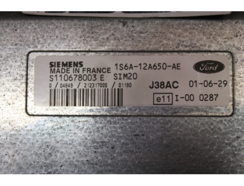 Centralina Motore Ford Fiesta SIEMENS:S110678003E
