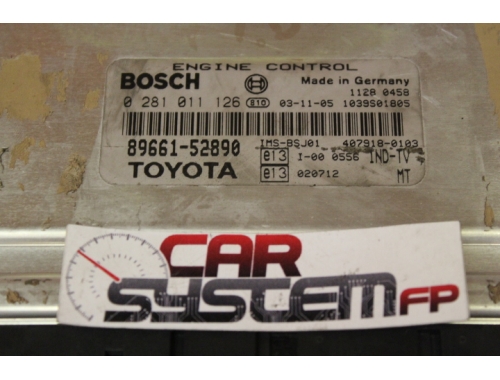 Centralina Motore Toyota Yaris BOSCH:0281011126