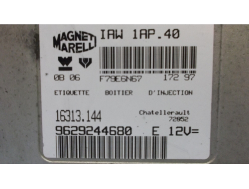 Centralita de motor Peugeot 306 MAGNETI MARELLI:IAW1AP.40