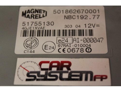 Komfortsteuergerät Fiat Stilo MAGNETI MARELLI: 501862670001