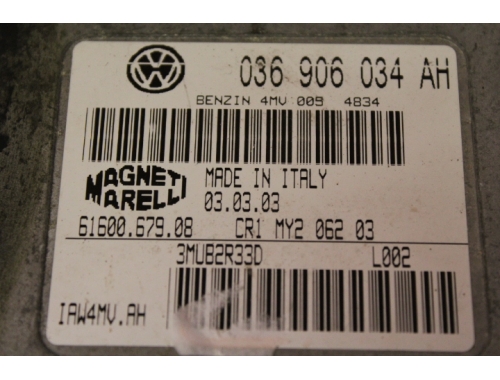 Calculateur moteur Seat Ibiza M. MARELLI IAW4MV.AH - Réparation diverses Transfert des codes MAGNETI MARELLI: IAW4MV.AH