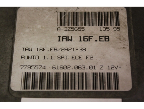 Centralina Motore Fiat Punto MAGNETI MARELLI: IAW 16F.EB