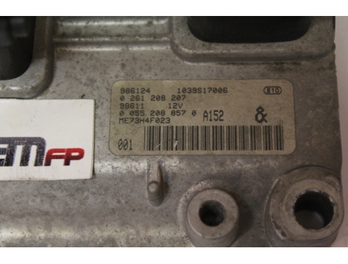 Centralita de motor Fiat Idea BOSCH 0261208207 - Traspaso de códigos Virginización