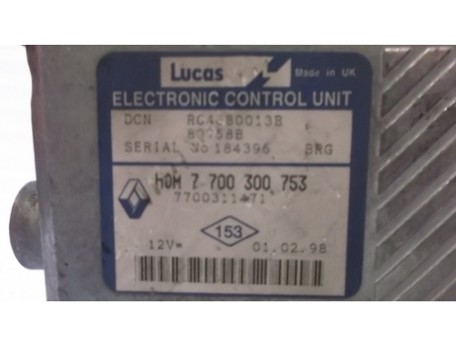 Motorsteuergerät Renault Trafic LUCAS:H0M