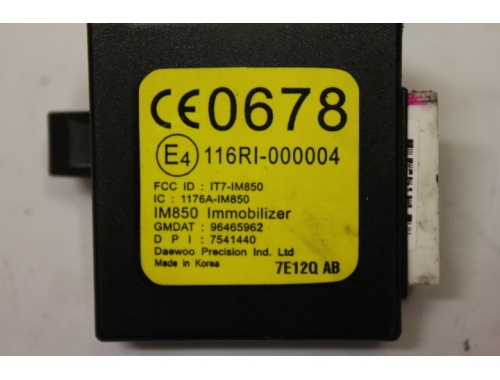 Antena / Centralita CODE Daewoo Matiz 116RI-000004