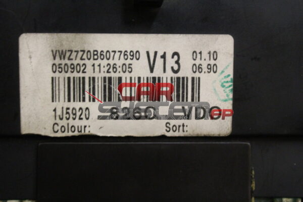 1J5920826C Quadro Strumenti Volkswagen Golf IV / Bora