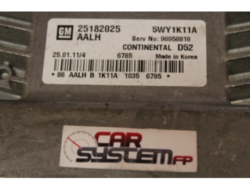 Centralina Motore CHEVROLET SPARK 5WY1K11A 25182025 GM