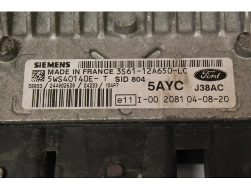 Centralina Motore Ford Fiesta SIEMENS: 5WS40140E-T