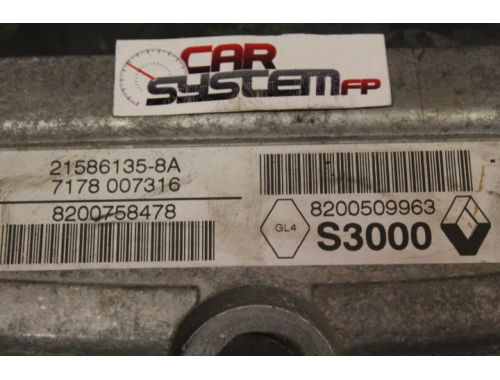 Calculateur moteur Renault Megane JOHNSON CONTROL 8200509963 - Transfert des codes JOHNSON