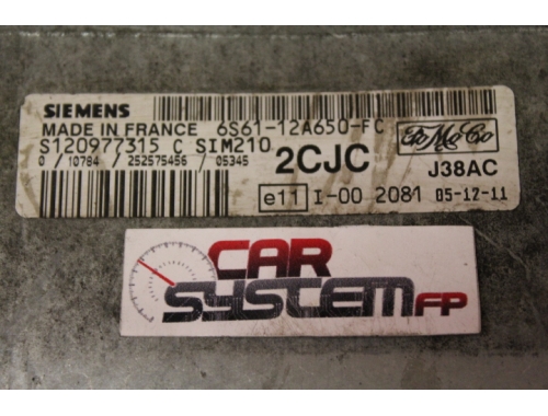 Calculateur moteur Ford Fiesta SIEMENS S120977315C - Transfert des codes Réparation diverses SIEMENS: S120977315C