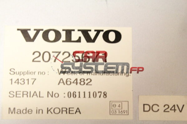 20725671 VOLVO Amplificatore VOLVO