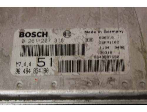 Centralina Motore Citroen Picasso BOSCH 0261207318 - Passaggio Codici Riverginazione Riparazioni Varie BOSCH: 0261207318