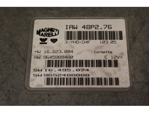 Motorsteuergerät Peugeot 206 M. MARELLI IAW48P2.76 - Codierung Reparatur verschiedene Jungfräulich-Machen (Virginisierung) MAGNETI MARELLI: IAW48P2.76