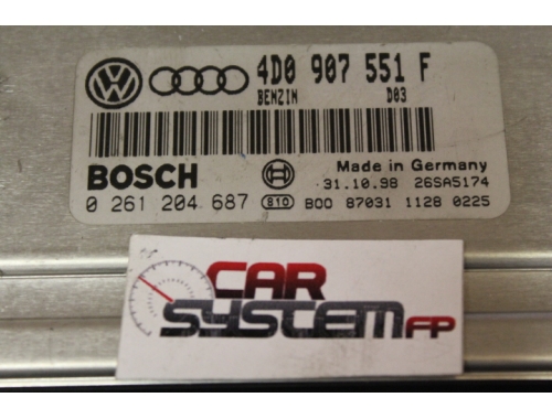 Centralina Motore Volkswagen Passat BOSCH: 0261204687