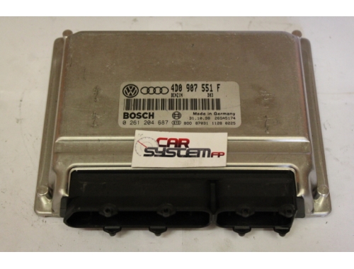 Centralita de motor Volkswagen Passat BOSCH 0261204687 - Traspaso de códigos Reparación varias Virginización BOSCH: 0261204687