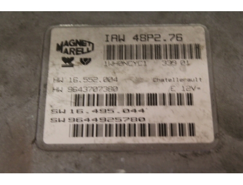 Centralina Motore Peugeot 206 MAGNETI MARELLI: IAW 48P2.76
