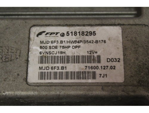 Centralita de motor Fiat 500 M, MARELLI 51818295 - Traspaso de códigos Reparación varias Virginización MAGNETI MARELLI: 51818295