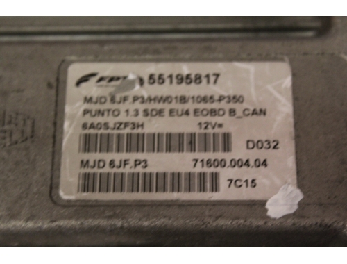 Centralina Motore Fiat Punto MAGNETI MARELLI: 55195817