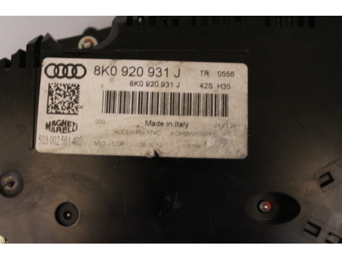 Cuadro de instrumentos Audi A4 MAGNETI MARELLI 8K0-920931J - Traspaso de códigos Reparación varias MAGNETI MARELLI: 8K0920931J