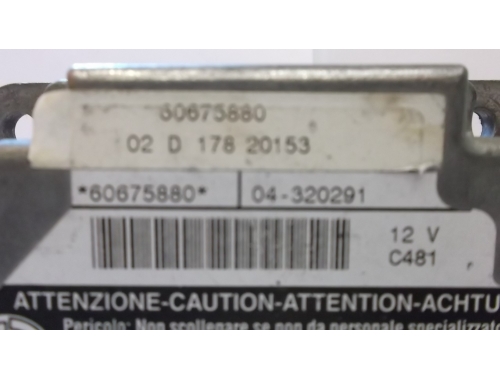 Centralita de airbag Alfa Romeo 156 60675880