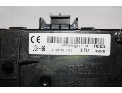 UCH Renault Clio - SAGEM 21659062-7 - Transfert des codes Réparation diverses SAGEM: 21659062-7