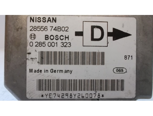 Calculateur airbag Nissan Micra BOSCH:0285001323