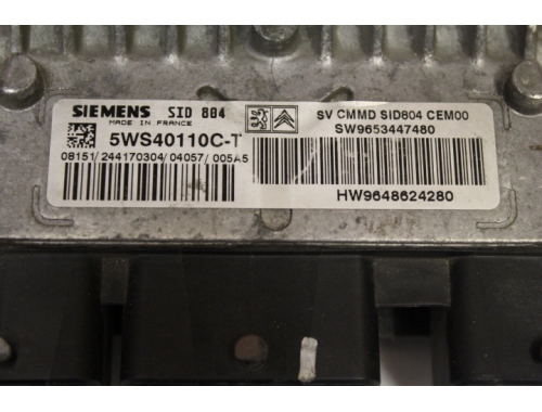 Calculateur moteur Citroen C3 - SIEMENS 5WS40110C-T - Transfert des codes Réparation diverses SIEMENS:5WS40110C-T