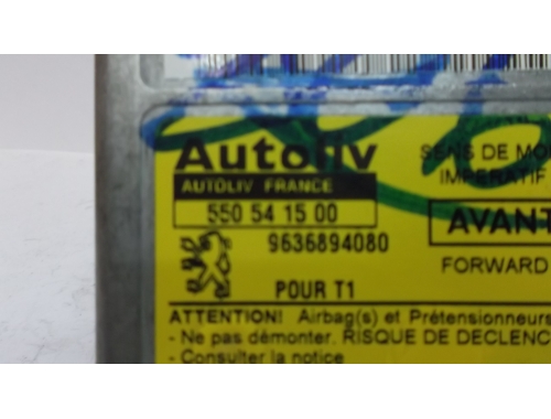 Centralina Airbag Peugeot 206 AUTOLIV:550541500 9636894080