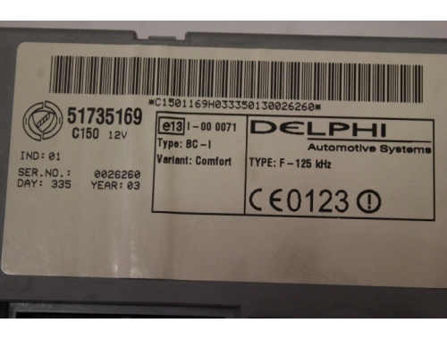 BSI Fiat Punto DELPHI: