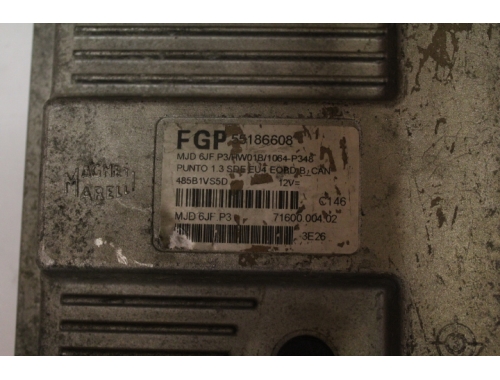 Motorsteuergerät Fiat Punto - MAGNETI MARELLI 55186608 - Codierung Jungfräulich-Machen (Virginisierung) Reparatur verschiedene MAGNETI MARELLI: 55186608