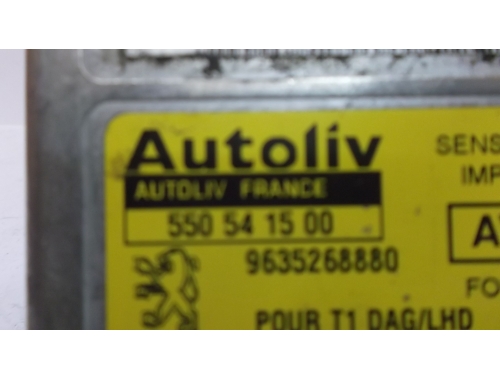 Airbag-Steuergerät Peugeot 206 AUTOLIV:550541500