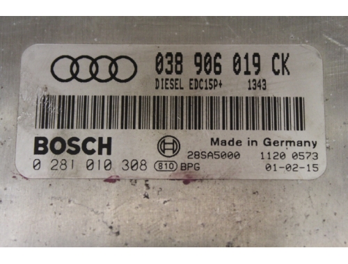 Centralina Motore Audi A3 BOSCH:0281010308