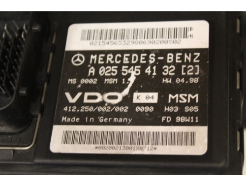 Centralina Motore Mercedes Classe A 160 VDO: A1661401200