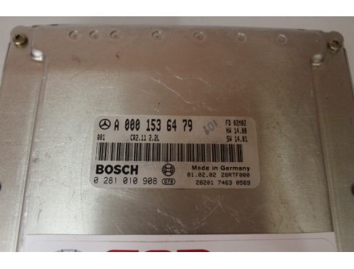 Centralita de motor Mercedes Clase E220 - BOSCH 0281010908 - Traspaso de códigos Reparación varias Descodificación total BOSCH:0281010908