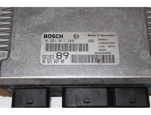 Calculateur moteur Peugeot 307 - BOSCH 0281011248 - Transfert des codes Réparation diverses BOSCH:0281011248 EDC15C2